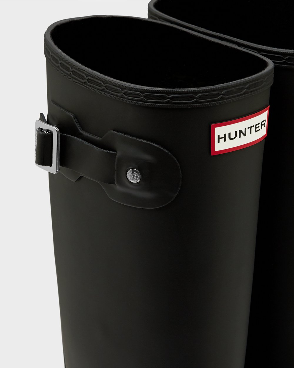 Womens Tall Rain Boots - Hunter Original (57GZEWUTD) - Black